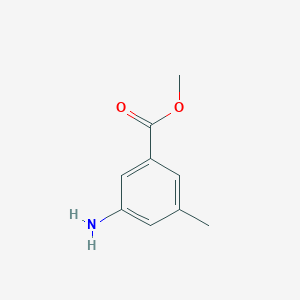 molecular formula C9H11NO2 B099481 Methyl 3-amino-5-methylbenzoate CAS No. 18595-15-8