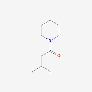 molecular formula C10H19NO B099483 1-(3-Methylbutanoyl)piperidine CAS No. 18071-41-5