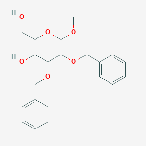 molecular formula C21H26O6 B099485 Methyl 2,3-di-O-benzylhexopyranoside CAS No. 17791-36-5