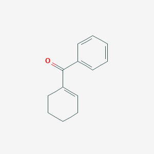 molecular formula C13H14O B099486 1-Cyclohexenyl phenyl ketone CAS No. 17040-65-2