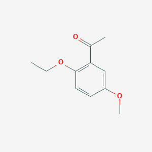 molecular formula C11H14O3 B099488 1-(2-Ethoxy-5-methoxyphenyl)ethan-1-one CAS No. 18086-32-3