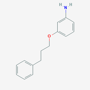 molecular formula C15H17NO B099490 3-(3-Phenylpropoxy)aniline CAS No. 17823-87-9