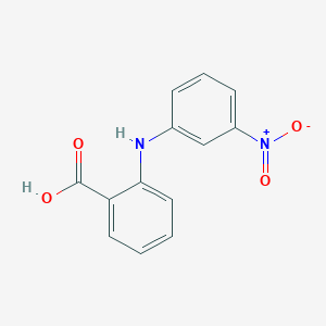 molecular formula C13H10N2O4 B099494 Anthranilic acid, N-(m-nitrophenyl)- CAS No. 27693-70-5