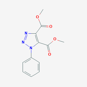 molecular formula C12H11N3O4 B099499 Dimethyl 1-phenyl-1H-1,2,3-triazole-4,5-dicarboxylate CAS No. 17304-69-7
