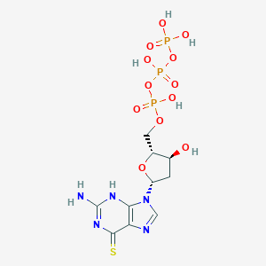 molecular formula C10H16N5O12P3S B099502 2'-Deoxy-6-thioguanosine 5'-triphosphate CAS No. 17660-38-7