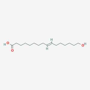 molecular formula C16H30O3 B099511 16-Hydroxyhexadec-9-enoic acid CAS No. 17278-80-7