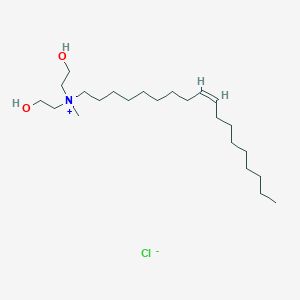 molecular formula C23H48ClNO2 B099513 双(2-羟乙基)甲基油酰胺氯化铵 CAS No. 18448-65-2