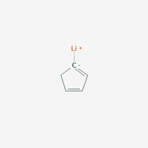 molecular formula C5H5Li B099522 Cyclopentadienyllithium CAS No. 16733-97-4