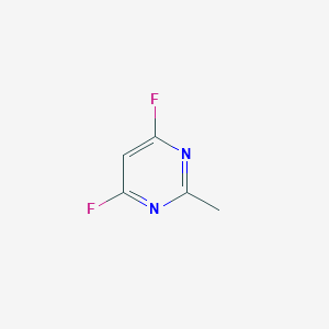 B099523 4,6-Difluoro-2-methylpyrimidine CAS No. 18382-80-4