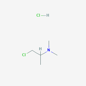 B099530 2-Chloro-1-methylethyl(dimethyl)amine hydrochloride CAS No. 17256-39-2