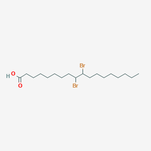 molecular formula C18H34Br2O2 B099531 9,10-Dibromooctadecanoic acid CAS No. 19117-94-3