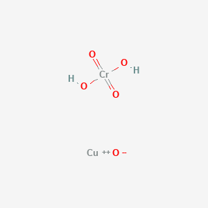 molecular formula CrCuH2O5 B099539 Copper chromate oxide (Cu2(CrO4)O) CAS No. 18906-50-8