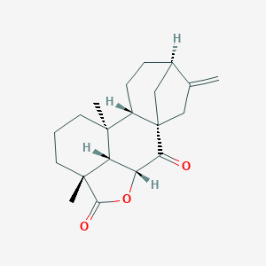 molecular formula C20H26O3 B009954 7-Oxokaurenolide CAS No. 19794-40-2