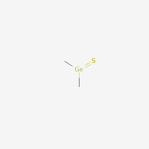 molecular formula C2H6GeS B099543 Dimethyl germanium sulfide CAS No. 16090-49-6