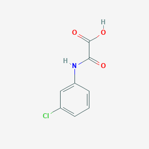 molecular formula C8H6ClNO3 B099544 [(3-Chlorophenyl)amino](oxo)acetic acid CAS No. 17709-99-8