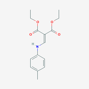 molecular formula C15H19NO4 B099553 Diethyl 2-(4-toluidinomethylene)malonate CAS No. 19056-84-9