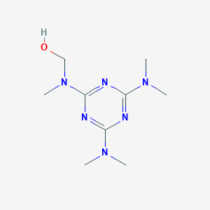 molecular formula C9H18N6O B099561 N-Methylolpentamethylmelamine CAS No. 16269-01-5