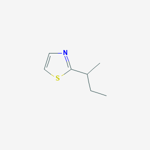 molecular formula C7H11NS B099564 2-(1-Methylpropyl)thiazole CAS No. 18277-27-5