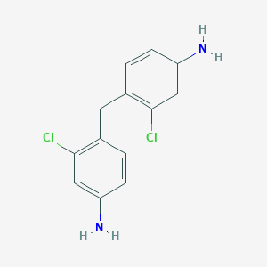 molecular formula C13H12Cl2N2 B099565 Benzenamine, 4,4'-methylenebis(3-chloro- CAS No. 17096-29-6