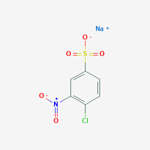 molecular formula C6H3ClNNaO5S B099566 4-Chloro-3-nitrobenzenesulfonic acid, sodium salt CAS No. 17691-19-9