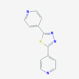 molecular formula C12H8N4S B099567 2,5-Bis(4-pyridyl)-1,3,4-thiadiazole CAS No. 15311-09-8