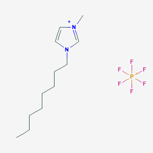 molecular formula C12H23F6N2P B009958 1-甲基-3-正辛基咪唑六氟磷酸盐 CAS No. 304680-36-2