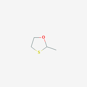 molecular formula C4H8OS B099580 2-Methyl-1,3-oxathiolane CAS No. 17642-74-9