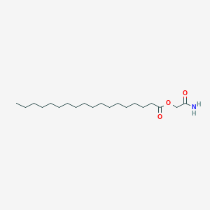 molecular formula C20H39NO3 B099581 2-Amino-2-oxoethyl stearate CAS No. 16509-77-6