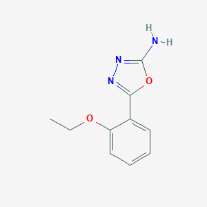 B099586 5-(2-Ethoxyphenyl)-1,3,4-oxadiazol-2-amine CAS No. 18233-09-5