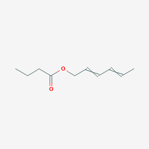 molecular formula C10H16O2 B099588 [(2E,4E)-hexa-2,4-dienyl] butanoate CAS No. 16930-93-1