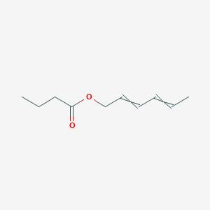 molecular formula C10H16O2 B099588 Hexa-2,4-dienyl butyrate CAS No. 16930-93-1