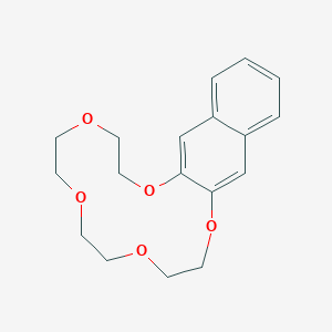 molecular formula C18H22O5 B099589 2,3-Naphtho-15-crown-5 CAS No. 17454-47-6