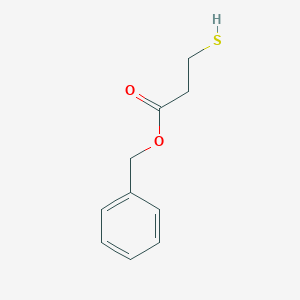 molecular formula C10H12O2S B099590 Benzyl 3-sulfanylpropanoate CAS No. 16850-00-3