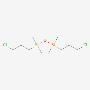 molecular formula C10H24Cl2OSi2 B099595 1,3-Bis(3-chloropropyl)-1,1,3,3-tetramethyldisiloxane CAS No. 18132-72-4