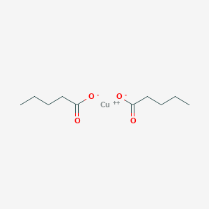 molecular formula C10H18CuO4 B099596 Copper divalerate CAS No. 15432-57-2