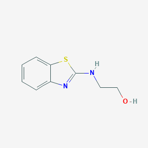molecular formula C9H10N2OS B099597 2-(1,3-Benzothiazol-2-ylamino)ethanol CAS No. 18392-47-7