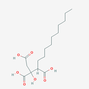 molecular formula C16H28O7 B009960 Decylcitric acid CAS No. 19763-41-8