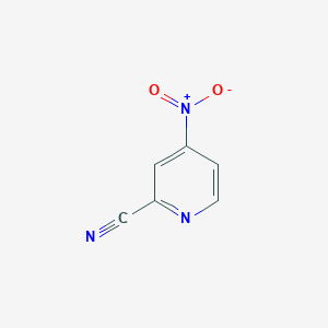 molecular formula C6H3N3O2 B099601 2-Cyano-4-nitropyridine CAS No. 19235-88-2