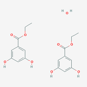 molecular formula C18H22O9 B009963 Ethyl 3,5-dihydroxybenzoate CAS No. 4142-98-7