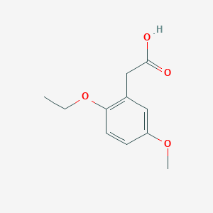 molecular formula C11H14O4 B099631 (2-Ethoxy-5-methoxyphenyl)acetic acid CAS No. 18086-33-4