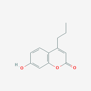 molecular formula C12H12O3 B099638 7-羟基-4-丙基-2H-色满-2-酮 CAS No. 19225-02-6