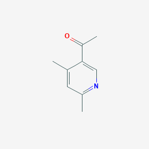 molecular formula C9H11NO B009964 1-(4,6-二甲基吡啶-3-基)乙酮 CAS No. 108028-67-7