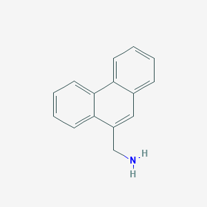 molecular formula C15H13N B099646 9-Phenanthrenemethanamine CAS No. 15398-91-1