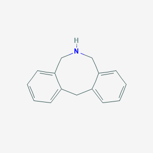 molecular formula C15H15N B099649 Dibenz(c,f)azocine, 5,6,7,12-tetrahydro- CAS No. 16031-95-1