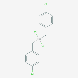 molecular formula C14H12Cl4Sn B099658 Bis(4-chlorobenzyl)tin dichloride CAS No. 19135-40-1