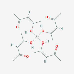 molecular formula C20H28O8Zr B099660 Zirconium acetylacetonate CAS No. 17501-44-9