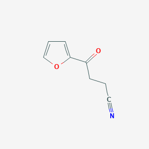 molecular formula C8H7NO2 B099665 4-(2-Furyl)-4-oxobutanenitrile CAS No. 17960-37-1
