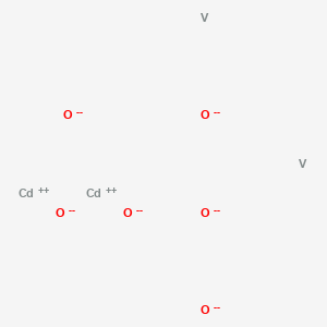 molecular formula Cd2O6V2-8 B099667 Cadmium vanadate CAS No. 16056-72-7