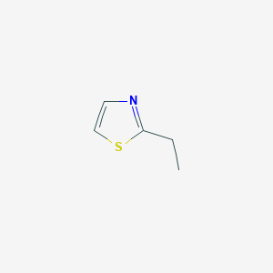 molecular formula C5H7NS B099673 2-Ethylthiazole CAS No. 15679-09-1