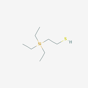 molecular formula C8H20SSi B099679 Ethanethiol, 2-(triethylsilyl)- CAS No. 18236-34-5